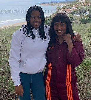 Bronwyn Vance with her mother Angela Bassett.